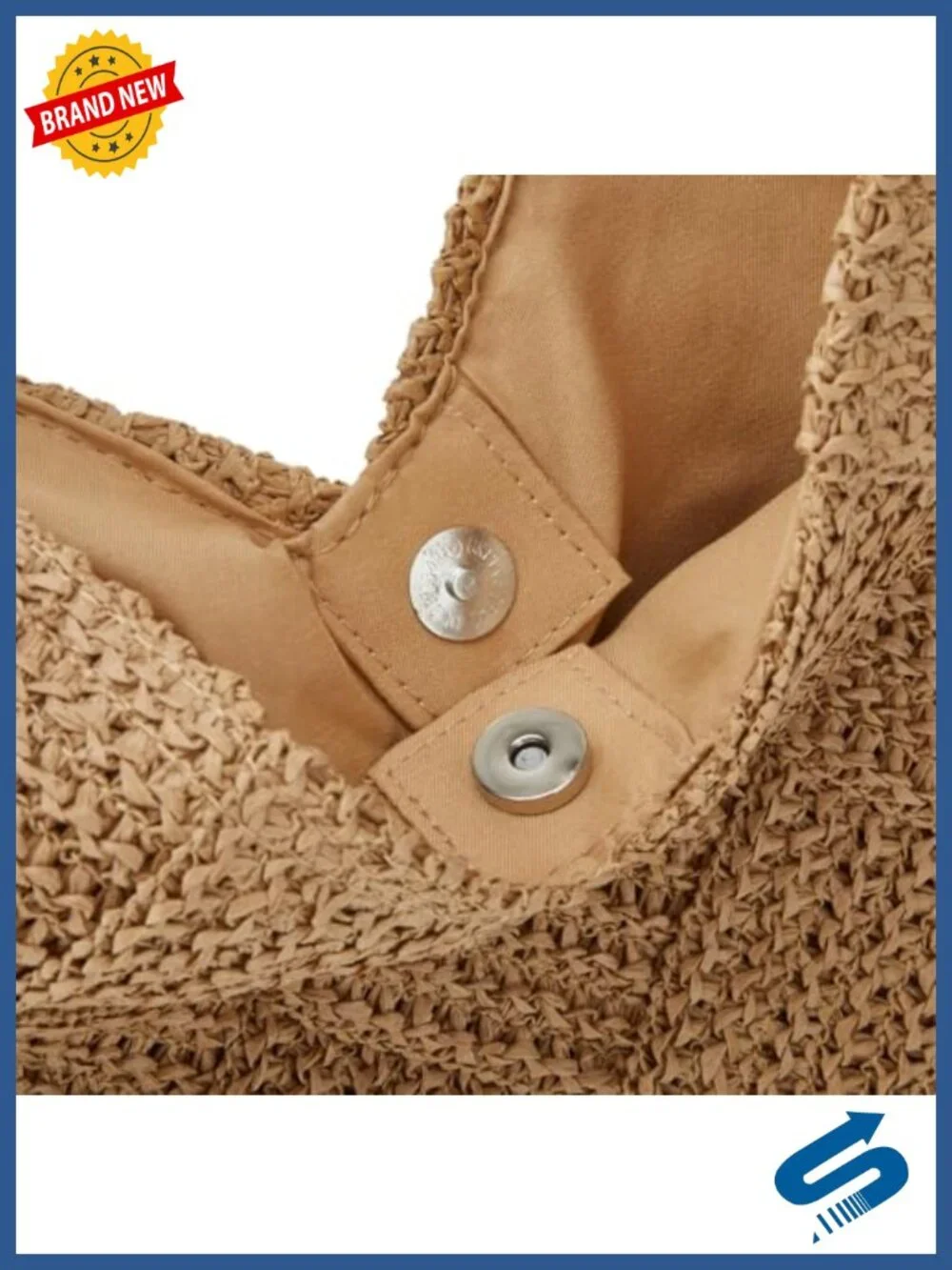 Straw Woven Hobo Beach Tote Shoulder Bag Large Capacity